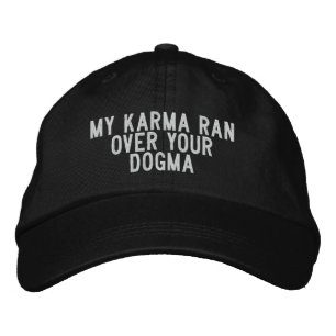 Casquette Brodée Mon Karma a survolé ton Dogma