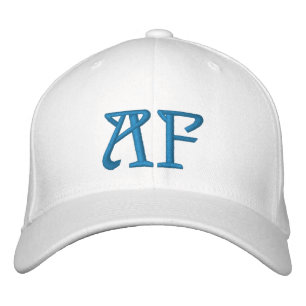 CASQUETTE BRODÉE MONOGRAMME A ET F