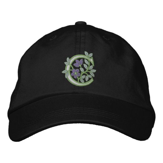 Casquette Brodée Monogramme initial C (Devant)