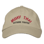 Casquette Brodée Muay Thai (Devant)