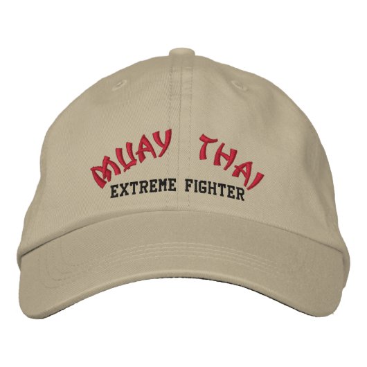 Casquette Brodée Muay Thai (Devant)