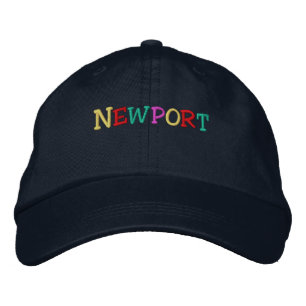 Casquette Brodée Namedrop Nation_Newport multicolore