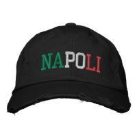 NAPOLI Naples Italie Vert Blanc Rouge Rouge Vintag