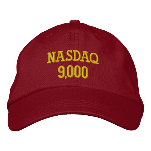Casquette Brodée NASDAQ 9000 points (Devant)