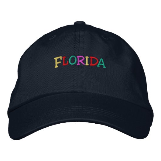 Casquette Brodée Nation_Floride multicolore (Devant)