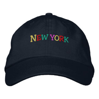 Casquette Brodée Nation Namedrop_New York multicolore