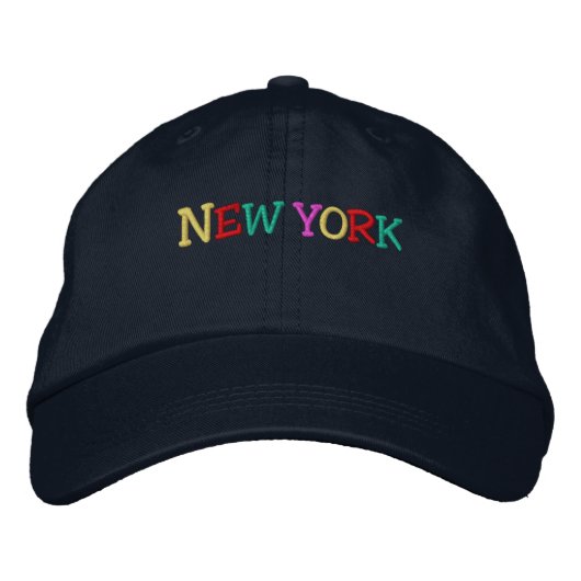 Casquette Brodée Nation Namedrop_New York multicolore (Devant)