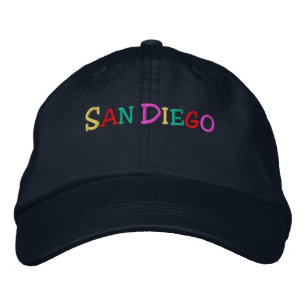 Casquette Brodée Nation_San Diego_Namedrop multicolore