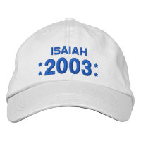Né en 2003 ou toute année Anniversaire W04H BLANC