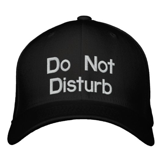 Casquette Brodée Ne pas déranger (Devant)