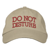 Casquette Brodée Ne pas déranger par SRF (Devant)