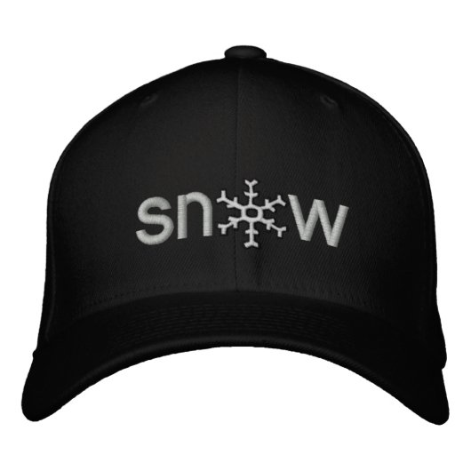 Casquette Brodée Neige du Colorado (Devant)