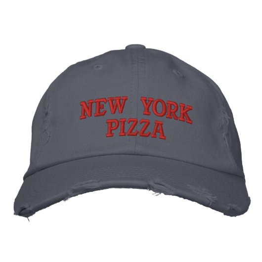 CASQUETTE BRODÉE NEW YORK PIZZA (Devant)