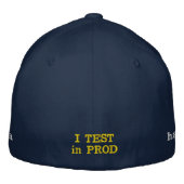 Casquette Brodée NMAP est mon co-pilote (Dos)