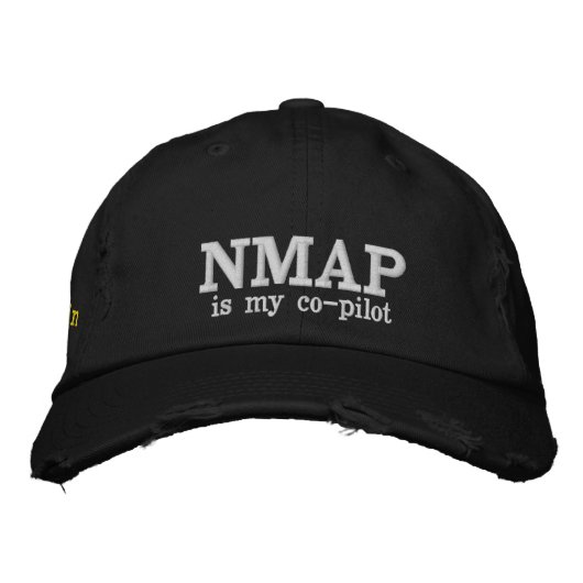Casquette Brodée NMAP est mon co-pilote - ÉDITION de FRANK (Devant)