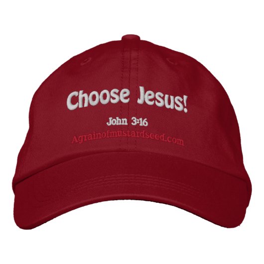 Casquette Brodée Noël Jésus (Devant)