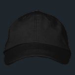Casquette Brodée Noir clair<br><div class="desc">Casquette de baseball noir brodé</div>