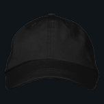Casquette Brodée Noir clair<br><div class="desc">Casquette de baseball noir brodé</div>