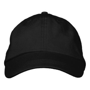 Casquette Brodée Noir clair