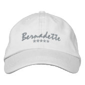 Casquette Brodée Nom Bernadette (Devant)