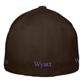 Casquette Brodée Nom brodé Wyatt, (Dos)