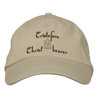 Casquette Brodée Nom Cristoforo Avec Signification Italienne