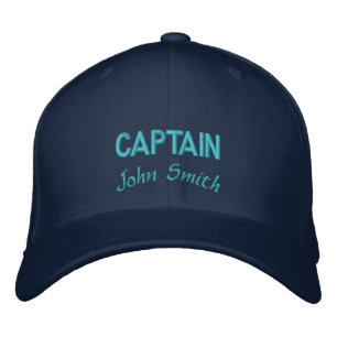 Casquette Brodée nom de capitaine personnalisé