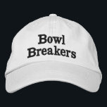 Casquette Brodée Nom de l'équipe des brise-boles de pelouse<br><div class="desc">La photo est un drôle de boules de pelouse,  briseurs de bol,  nom d'équipe pour les dames</div>
