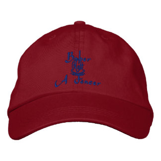 Casquette Brodée Nom Du Bébé Avec Gaelic Signifiant Rouge