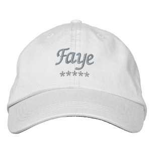 Casquette Brodée Nom Faye
