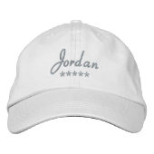 Casquette Brodée Nom Jordanie (Devant)