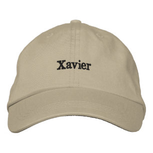 Casquette Brodée Nom masculin "Xavier" brodé,