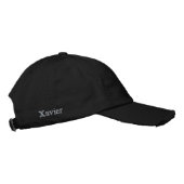 Casquette Brodée Nom masculin "Xavier" brodé, (Droite)