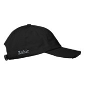 Casquette Brodée Nom masculin "Zahir" brodé, (Droite)