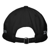 Casquette Brodée Nom masculin "Zayden" brodé, (Dos)
