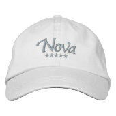 Casquette Brodée Nom Nova (Devant)