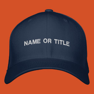 Casquette Brodée Nom personnalisé ou titre