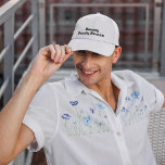 Casquette Brodée Nom sur Blanc, Réunion de famille,<br><div class="desc">Un beau casquette blanc avec fil brodé noir dans une police moderne. Changement rapide et facile du libellé/du texte à l'aide du Modèle fourni. Il y a trois styles de casquette au choix. Il s'agit du Casquette réglable de base alternatif des vêtements. Découvrez les différentes couleurs disponibles, elles changent sans...</div>