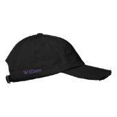 Casquette Brodée Nom Willian brodé, (Droite)