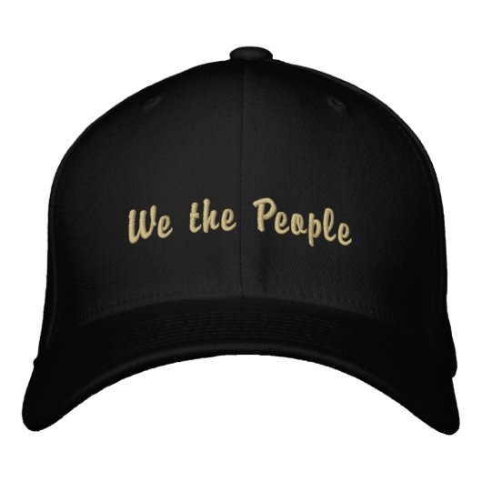 Casquette Brodée Nous le peuple (Devant)