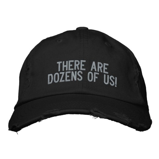 Casquette Brodée "Nous sommes des dizaines !" (Devant)