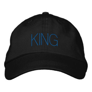 Casquette Brodée Nouveau Nom Imprimé Texte King-Casquette Handsome 