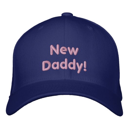 Casquette Brodée Nouveau papa ! (Devant)