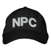 CASQUETTE BRODÉE NPC (Devant)