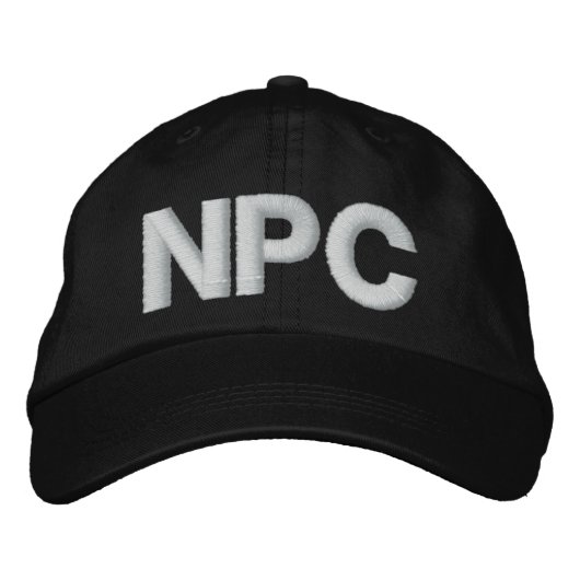 CASQUETTE BRODÉE NPC (Devant)