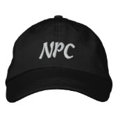 CASQUETTE BRODÉE NPC (Devant)