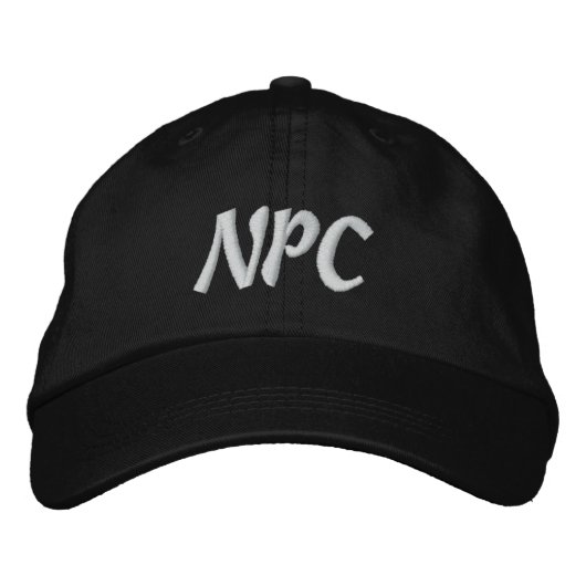 CASQUETTE BRODÉE NPC (Devant)