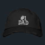 Casquette Brodée Numéro 1 papa<br><div class="desc">Numéro 1 Papa Casquette brodé</div>
