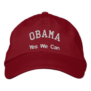 Casquette Brodée OBAMA, oui nous pouvons