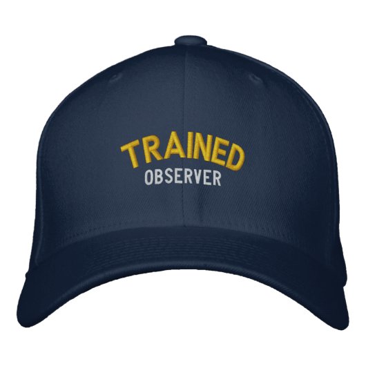 Casquette Brodée Observateur formé (Devant)